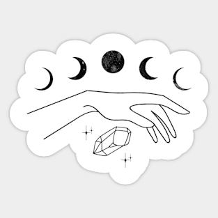 Moon phases Sticker